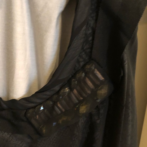 CAbi S tank dressy lace overlay look with jewels - Picture 10 of 11